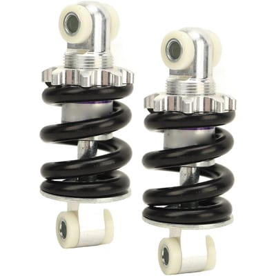 2 stuks 100mm Schokdemper 1500lbs Veer Schokdempers Veerpoten Demper voor 47cc 49cc voor Mini Moto ATV gray