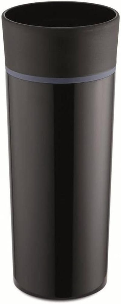 Thermosbeker - Reisbeker Mok - Dranken Warm Houden - Dubbelwandige Vacuüm Isolatie - 360 ml - Zwart