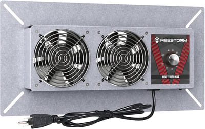 Crawlspace Ventilatieventilator met Hygrostaat en Dehumidistat - Dubbele Luchtventilator voor Kelder en Kruipruimte