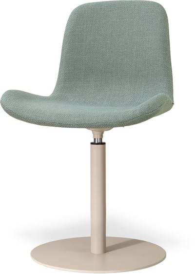Nolon Niva-Fé Draaibare Tulp Eetkamerstoel Saliegroen - Beige Onderstel - Japandi - Comfortabel