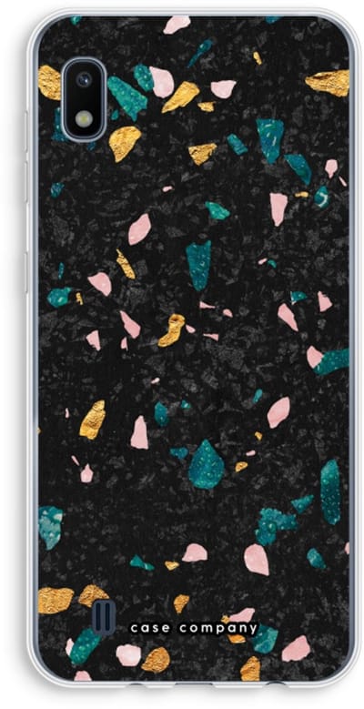 Case Company® - Hoesje geschikt voor Samsung Galaxy A10 hoesje - Terrazzo N°10 - Soft Cover Telefoonhoesje - Bescherming aan alle Kanten en Schermrand