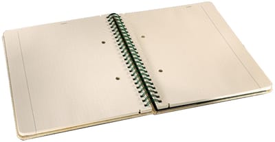 Sigel notitieboek A5 - Conceptum - houtstructuur - punt-gelijnd - spiraalgebonden - SI-CO675