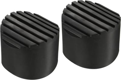 Ladder Antislip Voeten - Ladder Accessoires - Ladder Stabiliseren - Duurzaam Rubber - 68 mm Binnenmaat - Zwart