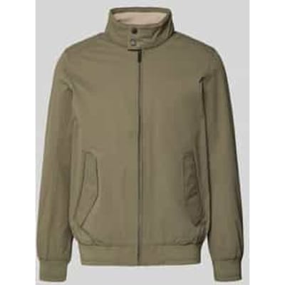 regular fit blouson met opstaande kraag