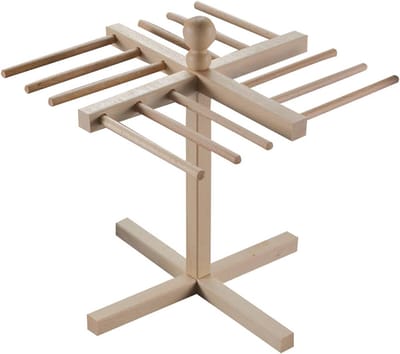 Houten deegroller en pastadroger - Perfect voor homemade pasta