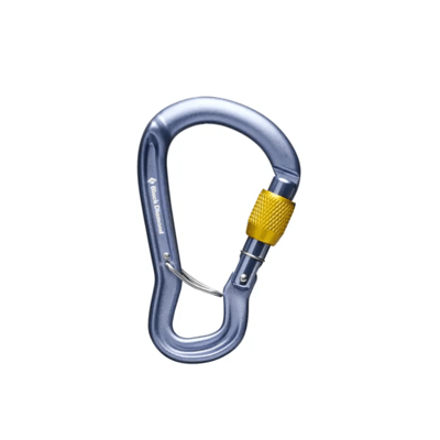 Black Diamond Gridlock Screwgate Carabiner (Maat - OS, Kleur - Gray)