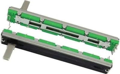 OTRONIC® Slider / Fader potmeter 2-kanaals - 75mm 10kΩ | Arduino | ESP32 | Yamaha | Behringer | Roland