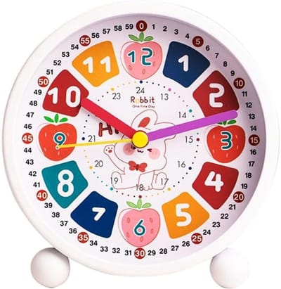 ApexArte® Slaaptrainer Kinderen - Kinderwekker - Slaapwekker - Digitale wekker - Wit