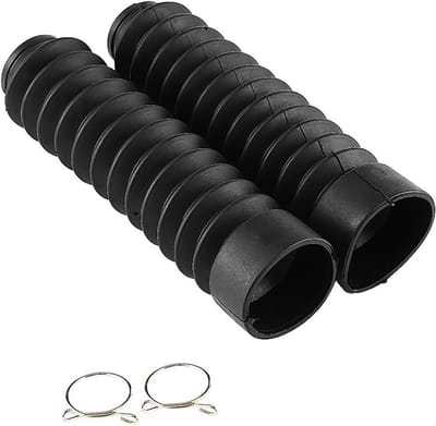 Rubberen Beschermhoezen voor Voorvorken - Schokabsorberende, Stofdichte Gaiters voor Motoren en Fietsen 205 x 42mm