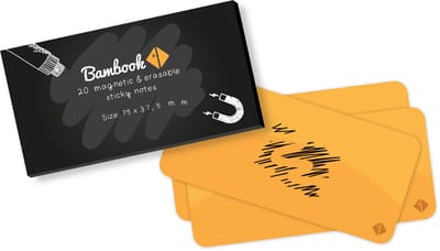 Bambook Sticky Notes - Oranje - 75x37,5mm (Rechthoekig)