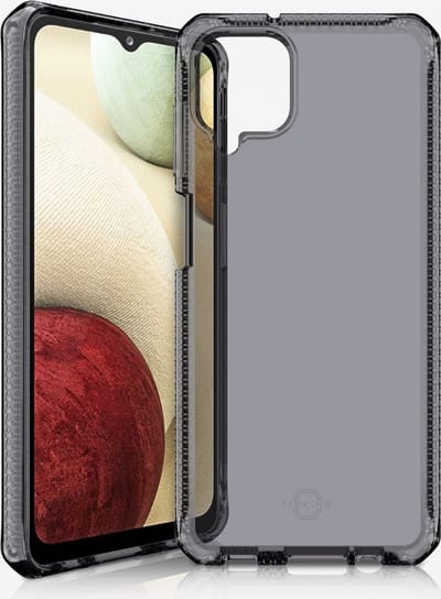 ITSKINS Spectrum Clear Samsung Galaxy A12 Hoesje Zwart