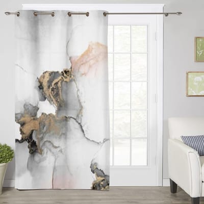 Takken Verloop Eenvoudige Raamgordijnen voor Woonkamer Slaapkamer Luxe Modern Keukengordijnen Stoffen Gordijnen 135W x 60H(cm) x1