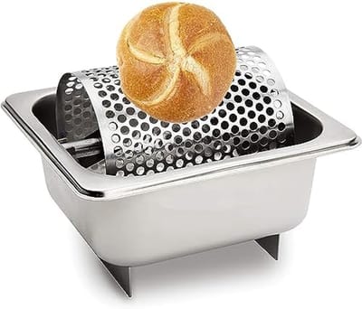 Boter Smeerwiel - Boter Dispenser - Broodjes Boter - Gelijkmatige Verdeling - Grote Capaciteit - Zilverkleurig