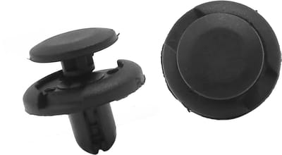 NTH products- Klinknagels Set van 20 - Bevestigingsclips Auto - Kunststof - Voor Gatgrootte 7 mm - Kopdiameter 20 mm - Schachtlengte 12 mm