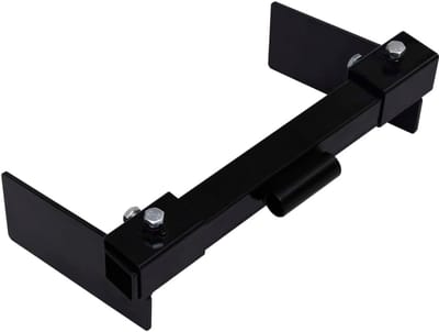 Sneeuwploeg Adapter - Trekker Aanbouwdeel - Gazonmaaier Koppeling - Robuust Stalen Frame - 40x22x12 cm - Zwart