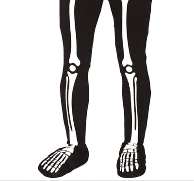 Fiestas Guirca - Skeleton Feet - kinderen