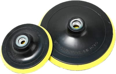 Polijstschijf - Schuurwiel - Oppervlakken Bewerken - Zelfklevende Backing - 150 Mm - Geel