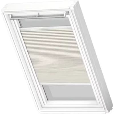 Velux Manueel Verduisterend Plisségordijn Fhc Pk06 1172swl Lichtgrijs White Line