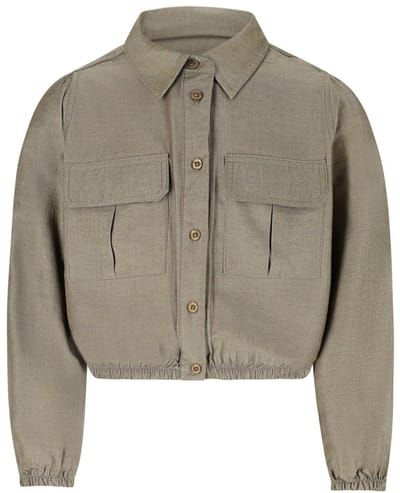 Like Flo winter blouse meisjes teens - groen - Candy - grote zakken