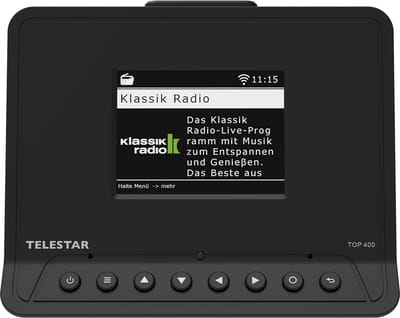 Hi-Fi Adapter - Radio Streamer - Muziek Upgraden - Bluetooth 5.3 Ontvangst - 3.2 Inch Display - Zwart