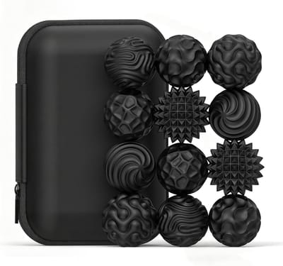 Stressverlichtende Acupressuurballen - 12 Stuks Silicone Massageballen voor Ontspanning en Pijnverlichting