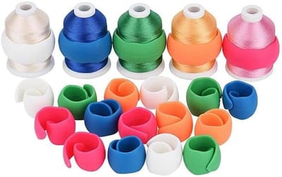 Garenhouders Spoelklemmen - Garen Organizer - Naaien Borduren - Houdt Draad Netjes - 20 Stuks - Willekeurige Kleur