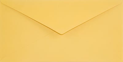 Gladde gele enveloppen A4 - 110 x 220 mm - 25 stuks - NK natgelijmde - 120 gram - Keaykolour - Netuno