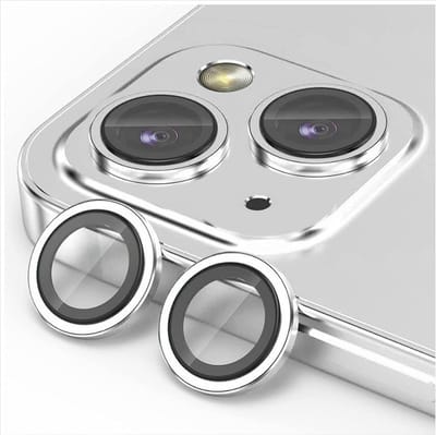 Solidenz Camera Lens Protector - Geschikt voor Apple iPhone 13 / 13 Mini - Zilver