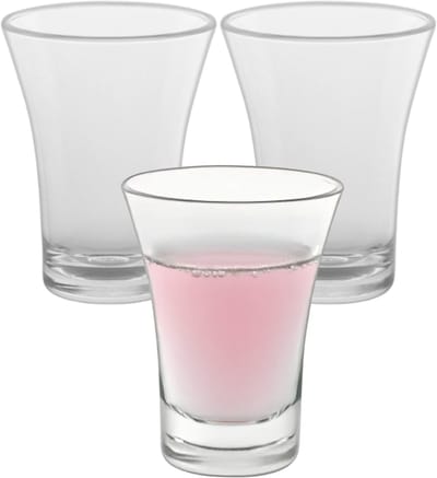 MPDrink Shotglas - 6x - SAN kunststof - 4 cl - onbreekbaar - herbruikbaar - shotglazen