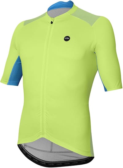 Rh+ RH+ Grinta Jersey Fietsshirt Heren - Ademend 3D Mesh Design Comfort Fit - Racefiets MTB Wielrennen BLAUW - Maat L
