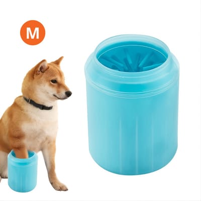 Bovista Hondenpoten Reiniger - Hondenpoten Schoonmaken - Honden Verzorging - Potenreiniger Hond - Poot Reiniger - Groen - Maat M