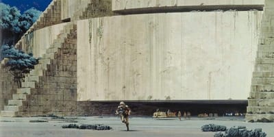 Fotobehang - Star Wars Classic RMQ Yavin Temple 500x250cm - Vliesbehang