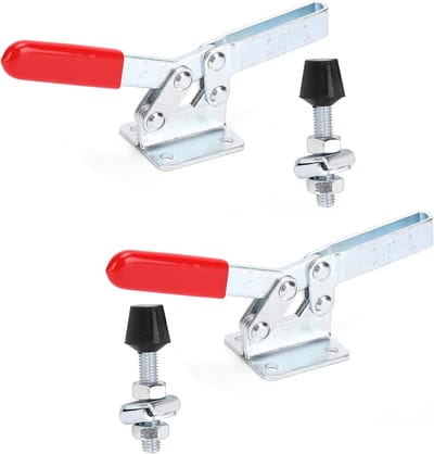 Snelspanklem - Klemhouder - Houtbewerking - 182 Kg Houdkracht - 2 stuks - Metaal