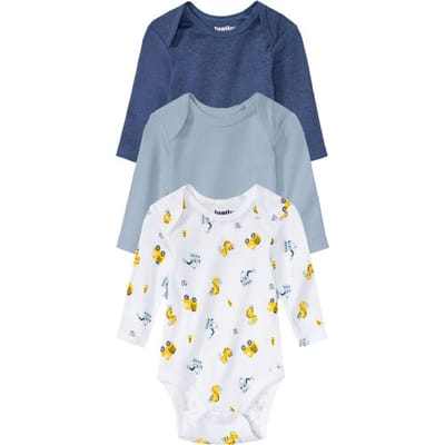 LUPILU Rompertjes (Wit/blauw/lichtblauw, 50/56)