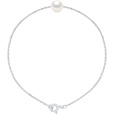 Armband Echte Cultiveerde Zoetwaterparel Rond 7-8 mm