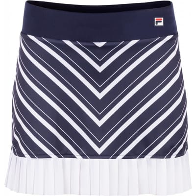 Fila Liyana Rok Dames-wit, donkerblauw