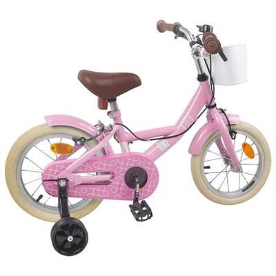 vidaXL - Kinderfiets - 12 - Inch - voor - 2-4 - jaar - oud - Licht - Roze