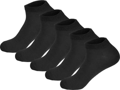 Sokken - Sneakersokken - 5-Pack - Zwart - Maat 35-40