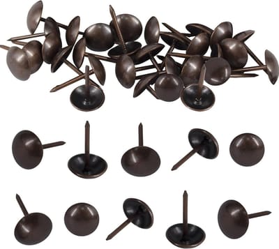 Bekleding Spijkers - Decoratieve Nagels - Meubels Decoreren - Stevig Metalen Materiaal - 15mm x 9mm - Brons