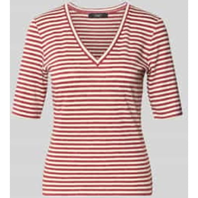regular fit T-shirt van linnenmix model 'OPZIONE'