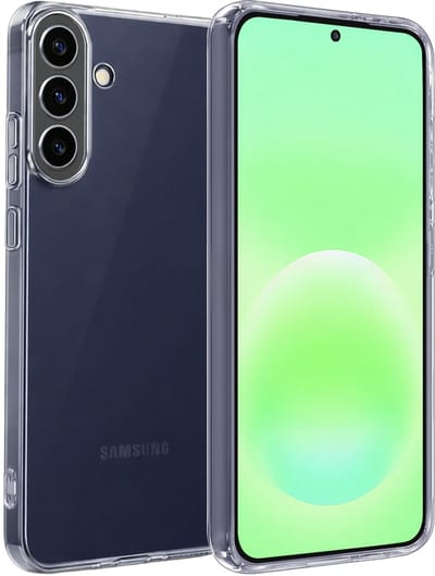 Hoesje Geschikt voor Samsung Galaxy A57 - Sterk & Shockproof - Hoes Cover - Siliconen Case - Transparant