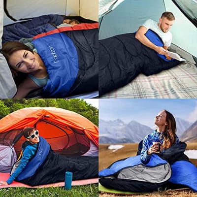 Slaapzak voor 3-4 seizoenen, comfortabel en waterbestendig, ideaal voor camping en outdoor avontuur