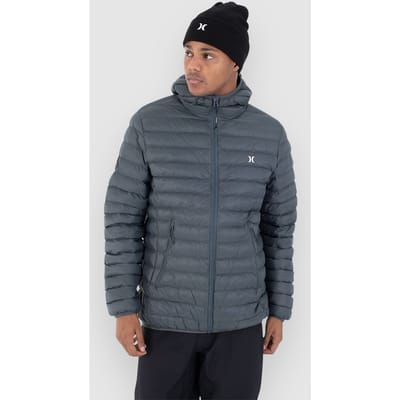 Hurley Campbell Puffer Jas blauw