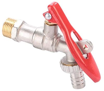 Dailygoods- Waterkraan Afsluitbaar - Messing - 1/2 Inch Schroefdraad - Buiten - Tuin - Vergrendelbaar - Tuinkraan