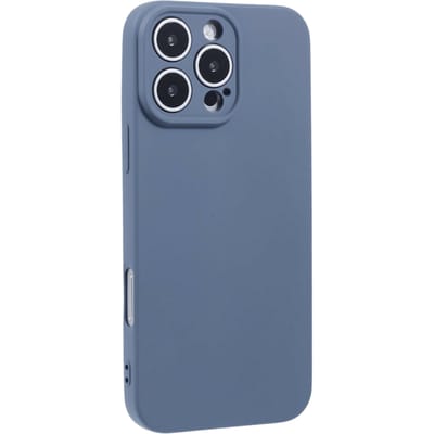 Mocaa Apple iPhone 16 Pro Max Lens Protection Hoesje Blauw