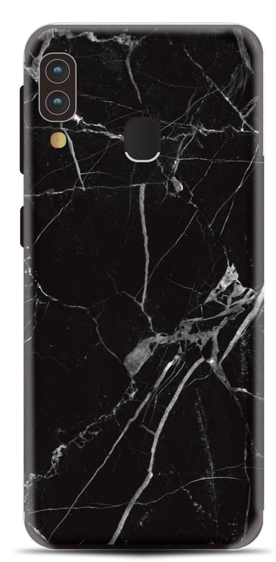 My Style Telefoonsticker PhoneSkin For Samsung Galaxy A20e Black Marble