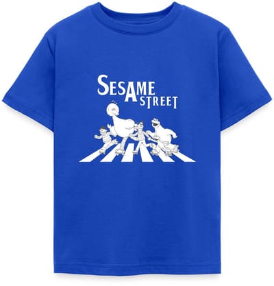 Sesamstraat Parodie Op Abbey Road T-Shirt Kinderen