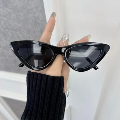 Designer Kattenoog Zonnebril Dames Heren Kleurrijk Klein Montuur Zonnebrillen Mode Spiegel Lens UV Bescherming Other