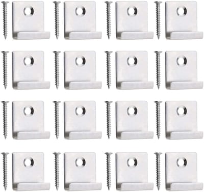 Allecto - 50 Stuks Terrasplanken - Verborgen Starter Fastener Board Clip - Roestvrij staal - DIY Hardware - Corrosiebestendig - Geschikt voor houte...