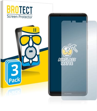 BROTECT - Screenprotector voor Huawei Mate 10 Pro - Folie Beschermfolie Beschermglas matte 3 Stuks